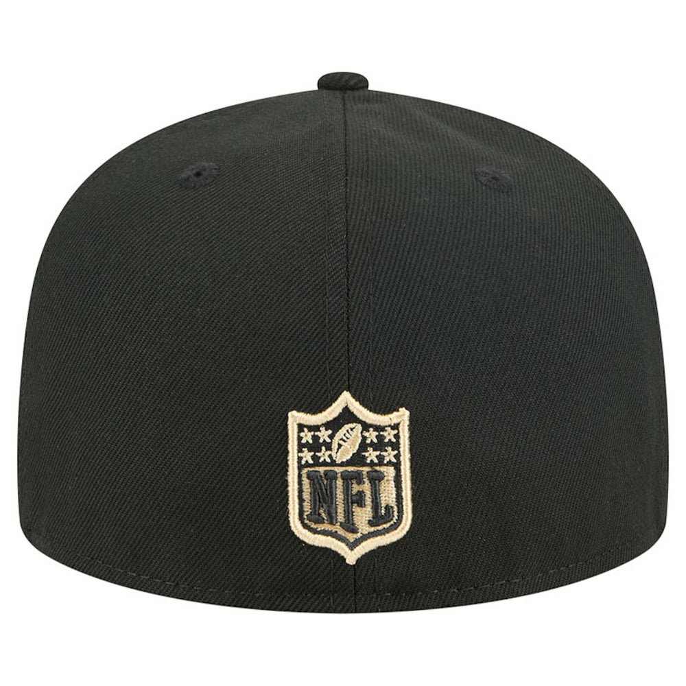New Orleans Saints New Era Tri-Hit 59FIFTY Fitted Hat - Black online