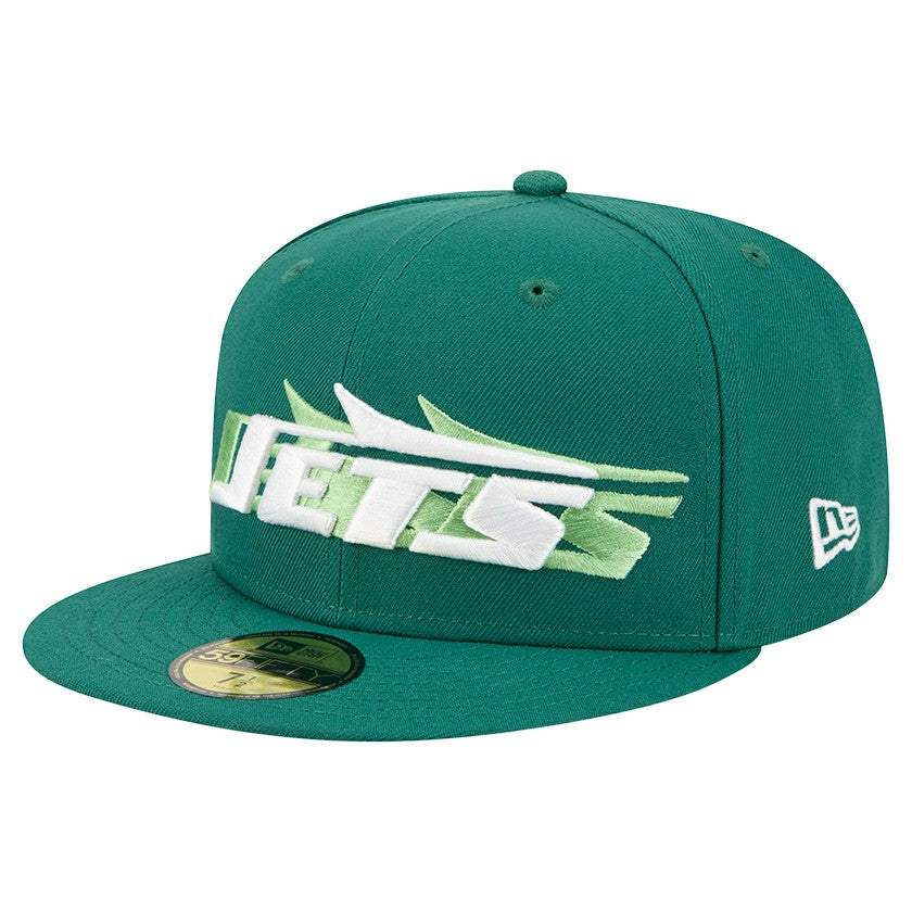New York Jets New Era Tri-Hit 59FIFTY Fitted Hat - Green outlet