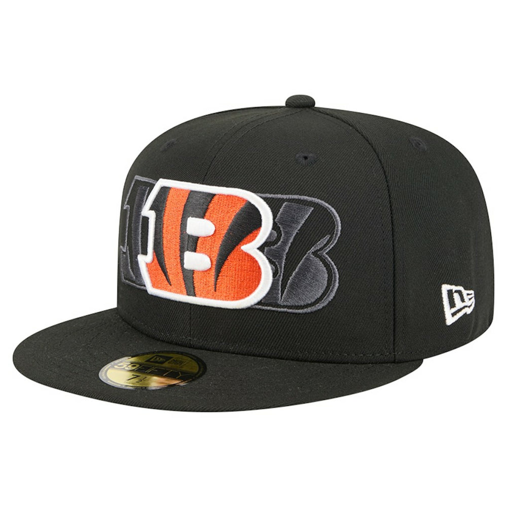 Cincinnati Bengals New Era Tri-Hit 59FIFTY Fitted Hat - Black for sale