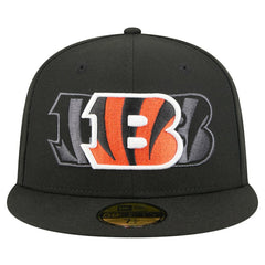 Cincinnati Bengals New Era Tri-Hit 59FIFTY Fitted Hat - Black for sale