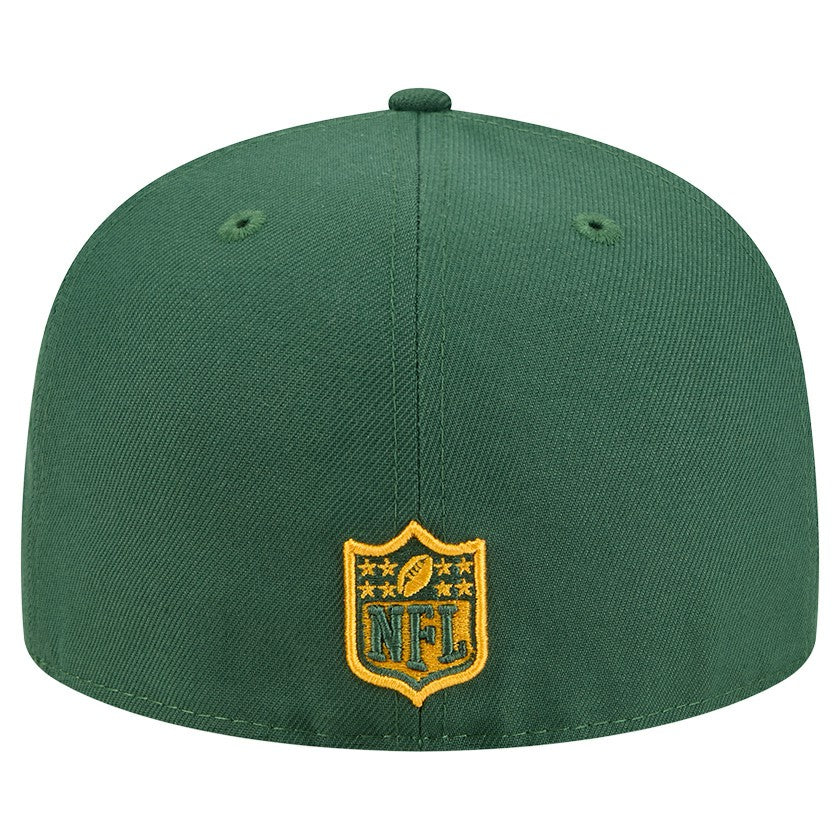 Green Bay Packers New Era Tri-Hit 59FIFTY Fitted Hat - Green on sale