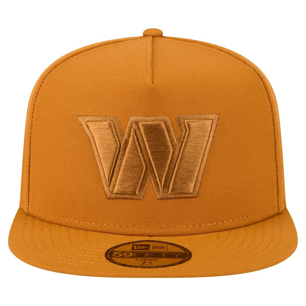 Washington Commanders New Era Color Pack A-Frame 59FIFTY Fitted Hat - Brown outlet