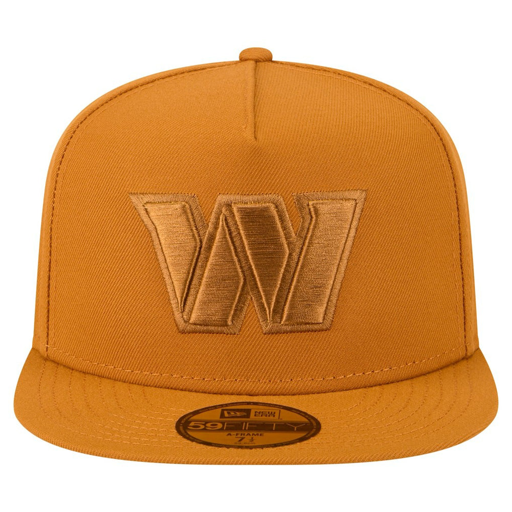 Washington Commanders New Era Color Pack A-Frame 59FIFTY Fitted Hat - Brown outlet