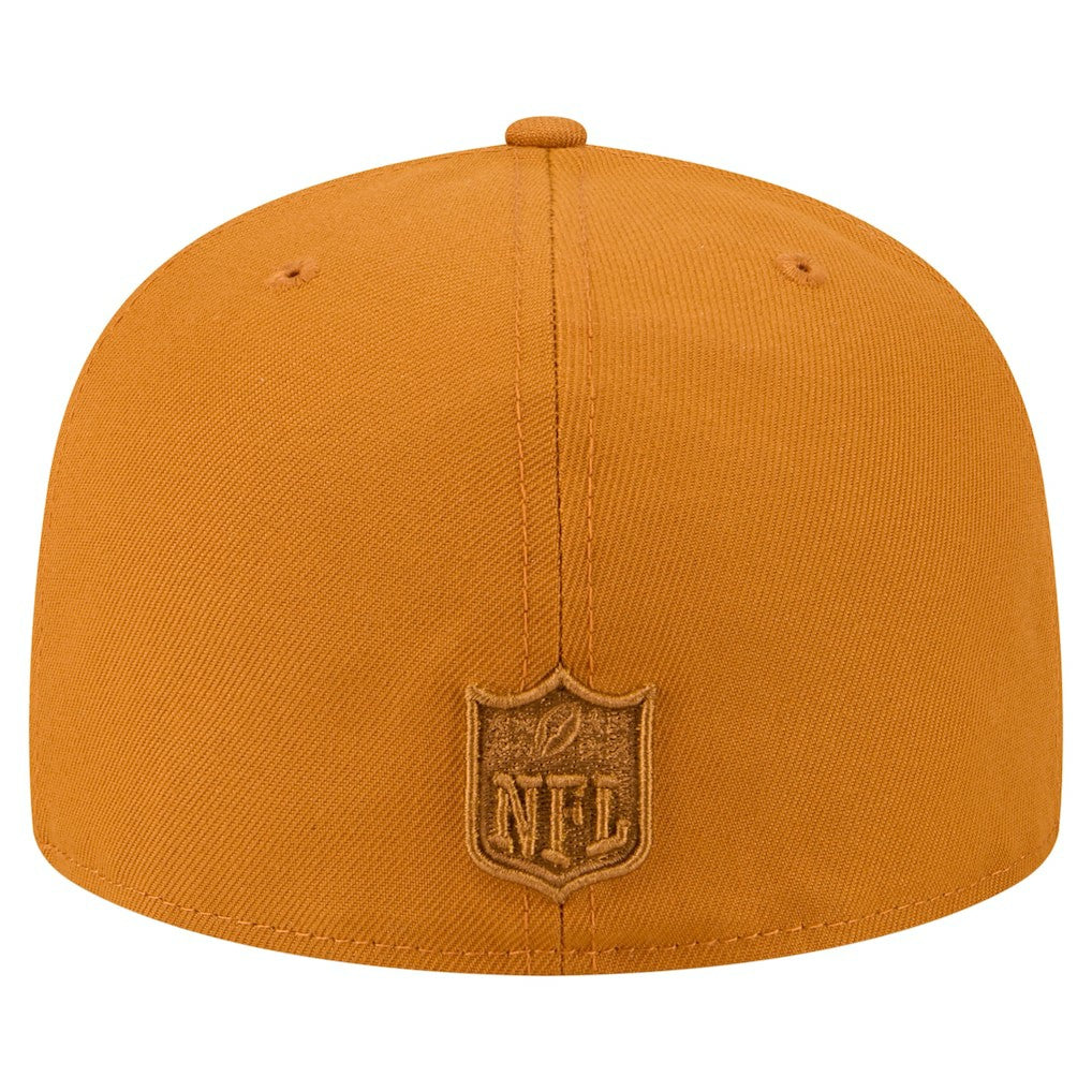 Miami Dolphins New Era Color Pack A-Frame 59FIFTY Fitted Hat - Brown cheap