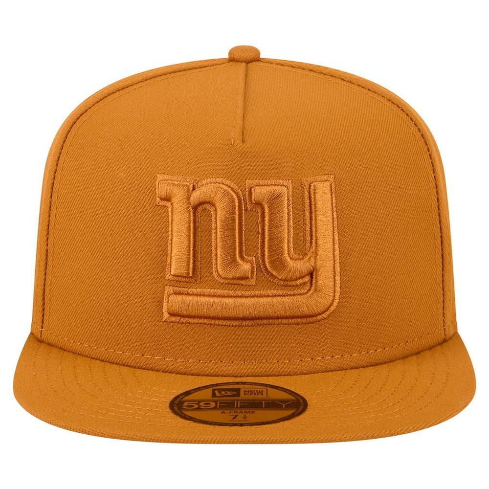 New York Giants New Era Color Pack A-Frame 59FIFTY Fitted Hat - Brown cheap