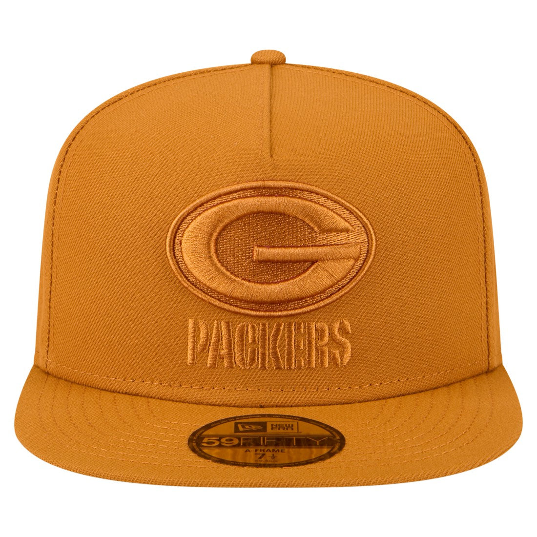 Green Bay Packers New Era Color Pack A-Frame 59FIFTY Fitted Hat - Brown outlet