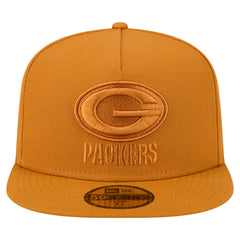 Green Bay Packers New Era Color Pack A-Frame 59FIFTY Fitted Hat - Brown outlet