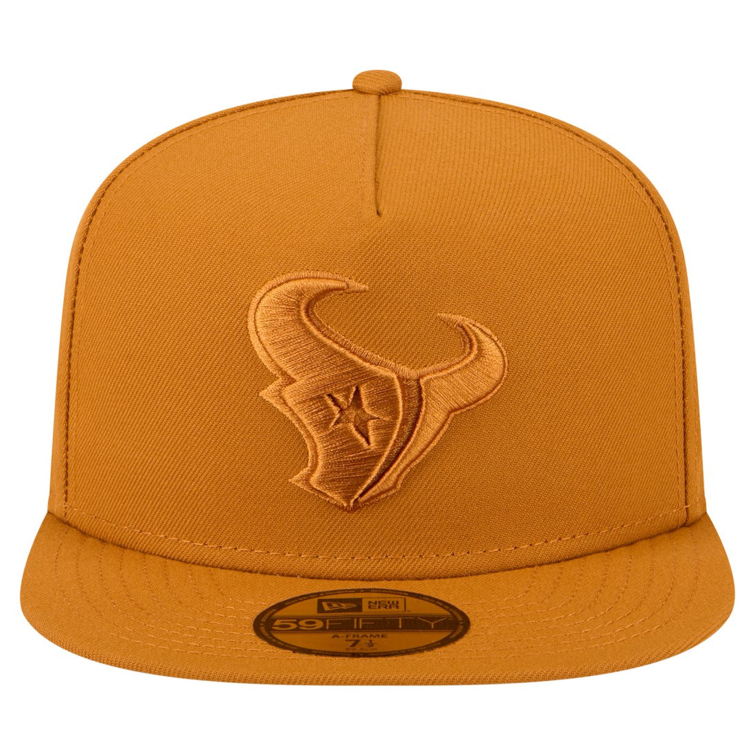 Houston Texans New Era Color Pack A-Frame 59FIFTY Fitted Hat - Brown for sale