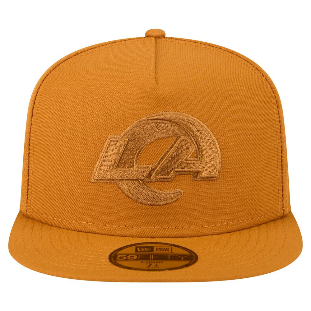 Los Angeles Rams New Era Color Pack A-Frame 59FIFTY Fitted Hat - Brown online