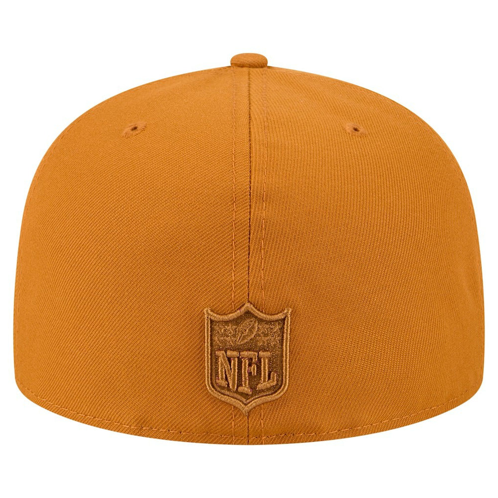 Pittsburgh Steelers New Era Color Pack A-Frame 59FIFTY Fitted Hat - Brown for sale