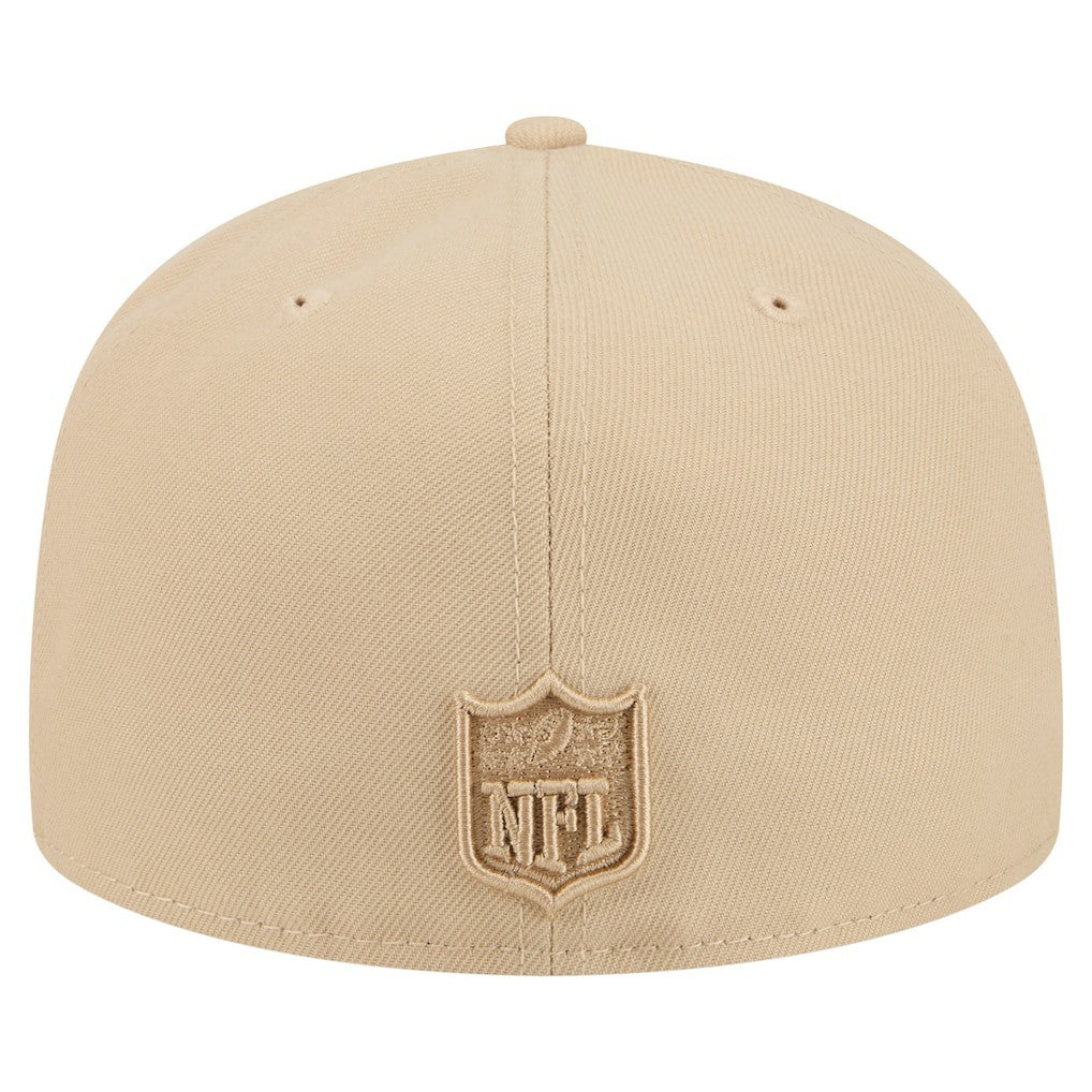 Detroit Lions New Era Color Pack A-Frame 59FIFTY Fitted Hat - Light Beige cheap