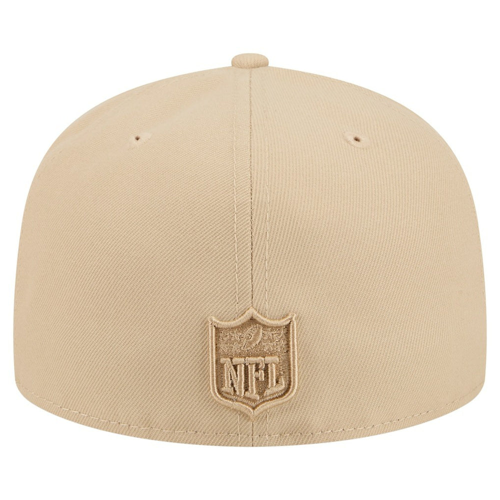Detroit Lions New Era Color Pack A-Frame 59FIFTY Fitted Hat - Light Beige cheap