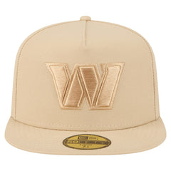 Washington Commanders New Era Color Pack A-Frame 59FIFTY Fitted Hat - Light Beige for sale