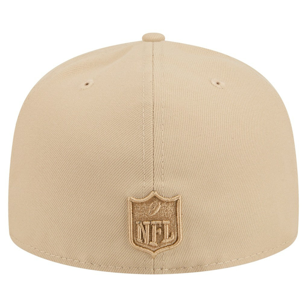 Kansas City Chiefs New Era Color Pack A-Frame 59FIFTY Fitted Hat - Light Beige for sale