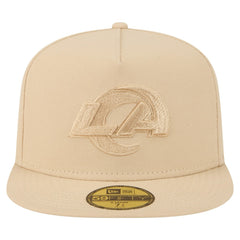 Los Angeles Rams New Era Color Pack A-Frame 59FIFTY Fitted Hat - Light Beige cheap