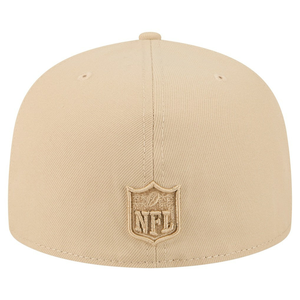 Miami Dolphins New Era Color Pack A-Frame 59FIFTY Fitted Hat - Light Beige discount