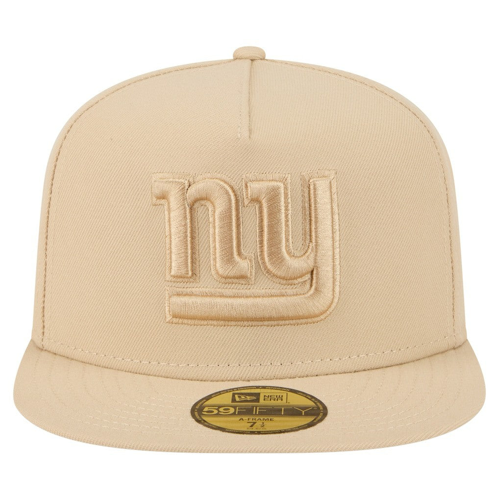 New York Giants New Era Color Pack A-Frame 59FIFTY Fitted Hat - Light Beige outlet