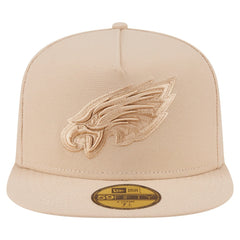 Philadelphia Eagles New Era Color Pack A-Frame 59FIFTY Fitted Hat - Light Beige cheap