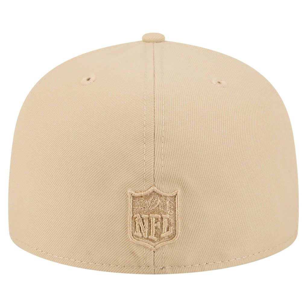 Baltimore Ravens New Era Color Pack A-Frame 59FIFTY Fitted Hat - Beige discount
