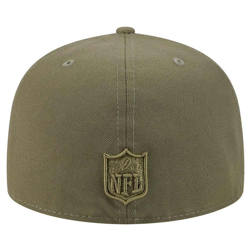 Miami Dolphins New Era Color Pack A-Frame 59FIFTY Fitted Hat - Olive cheap