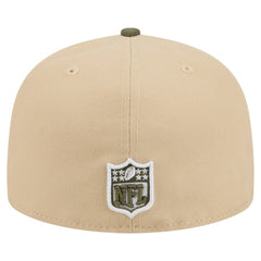 Washington Commanders New Era Color Pack A-Frame 59FIFTY Fitted Hat - Beige/Olive discount