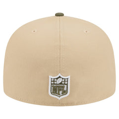Kansas City Chiefs New Era Color Pack A-Frame 59FIFTY Fitted Hat - Light Beige/Olive sale