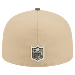 Detroit Lions New Era Color Pack A-Frame 59FIFTY Fitted Hat - Beige/Olive discount