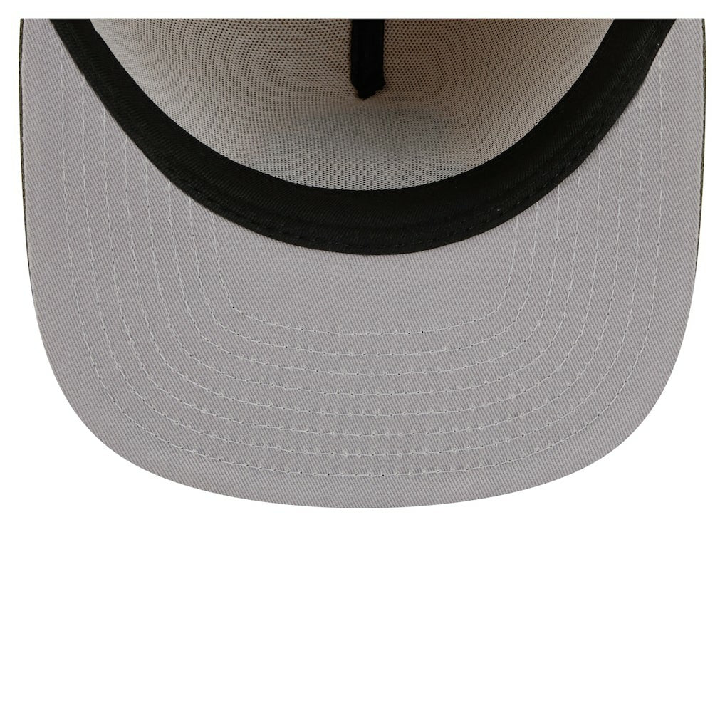 Cleveland Browns New Era Color Pack A-Frame 59FIFTY Fitted Hat - Beige/Olive sale