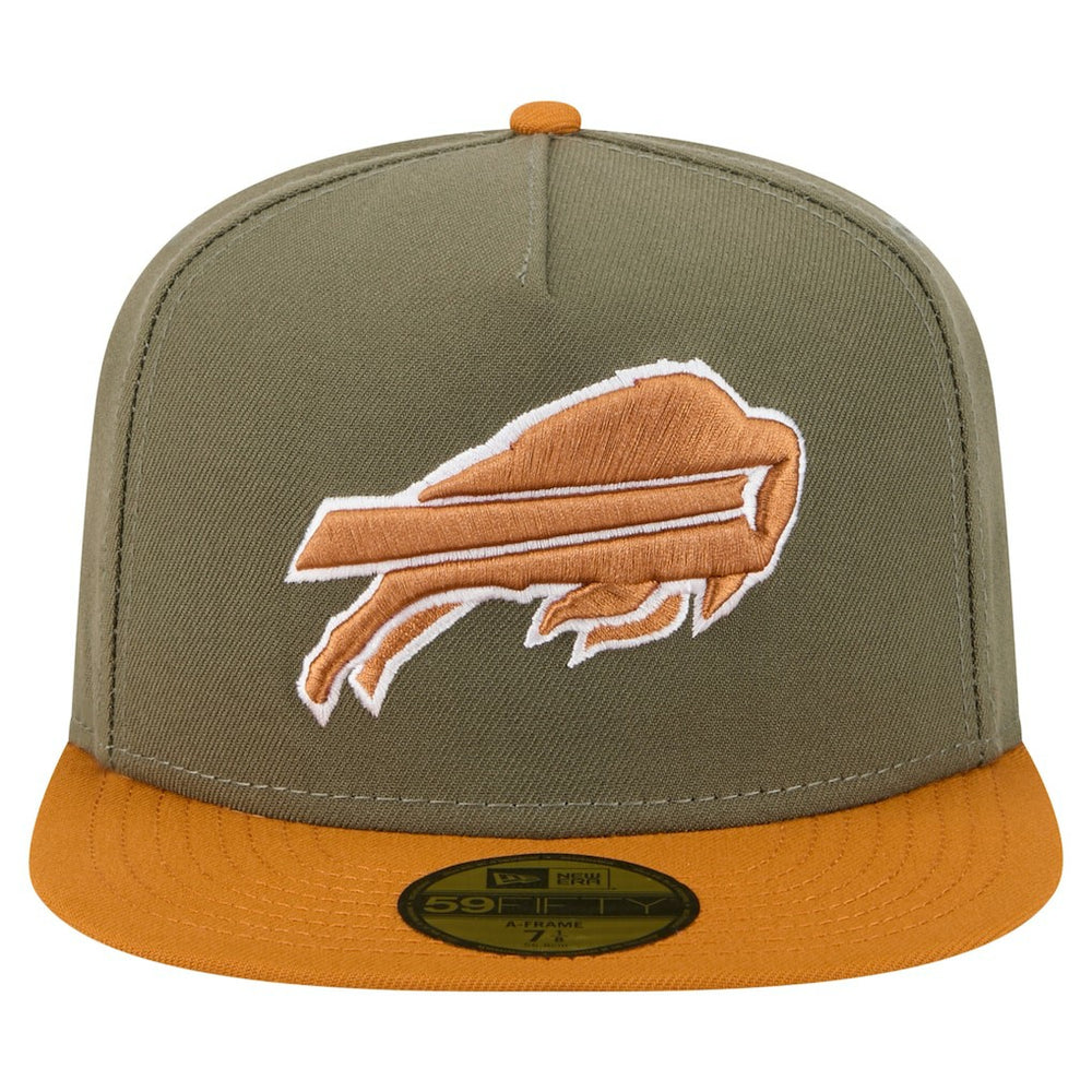 Buffalo Bills New Era Color Pack A-Frame 59FIFTY Fitted Hat - Olive/Brown outlet