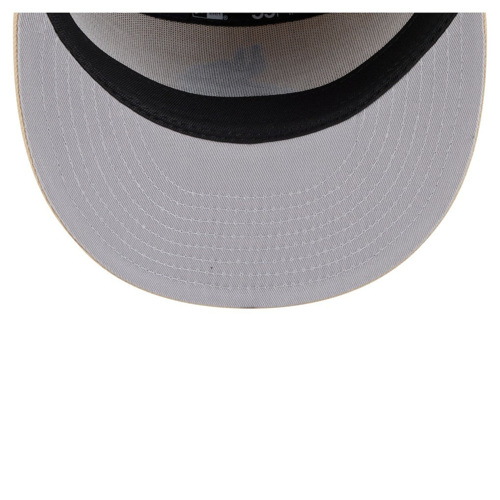 Minnesota Vikings New Era Two-Tone Color Pack Split Panel 59FIFTY Fitted Hat - Light Beige/Olive discount