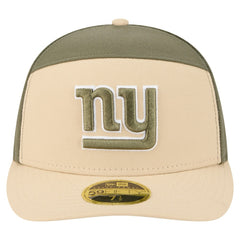 New York Giants New Era Two-Tone Color Pack Split Panel 59FIFTY Fitted Hat - Light Beige/Olive online