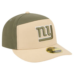 New York Giants New Era Two-Tone Color Pack Split Panel 59FIFTY Fitted Hat - Light Beige/Olive online