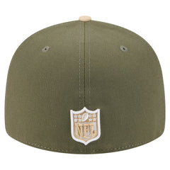 New York Giants New Era Two-Tone Color Pack Split Panel 59FIFTY Fitted Hat - Light Beige/Olive online