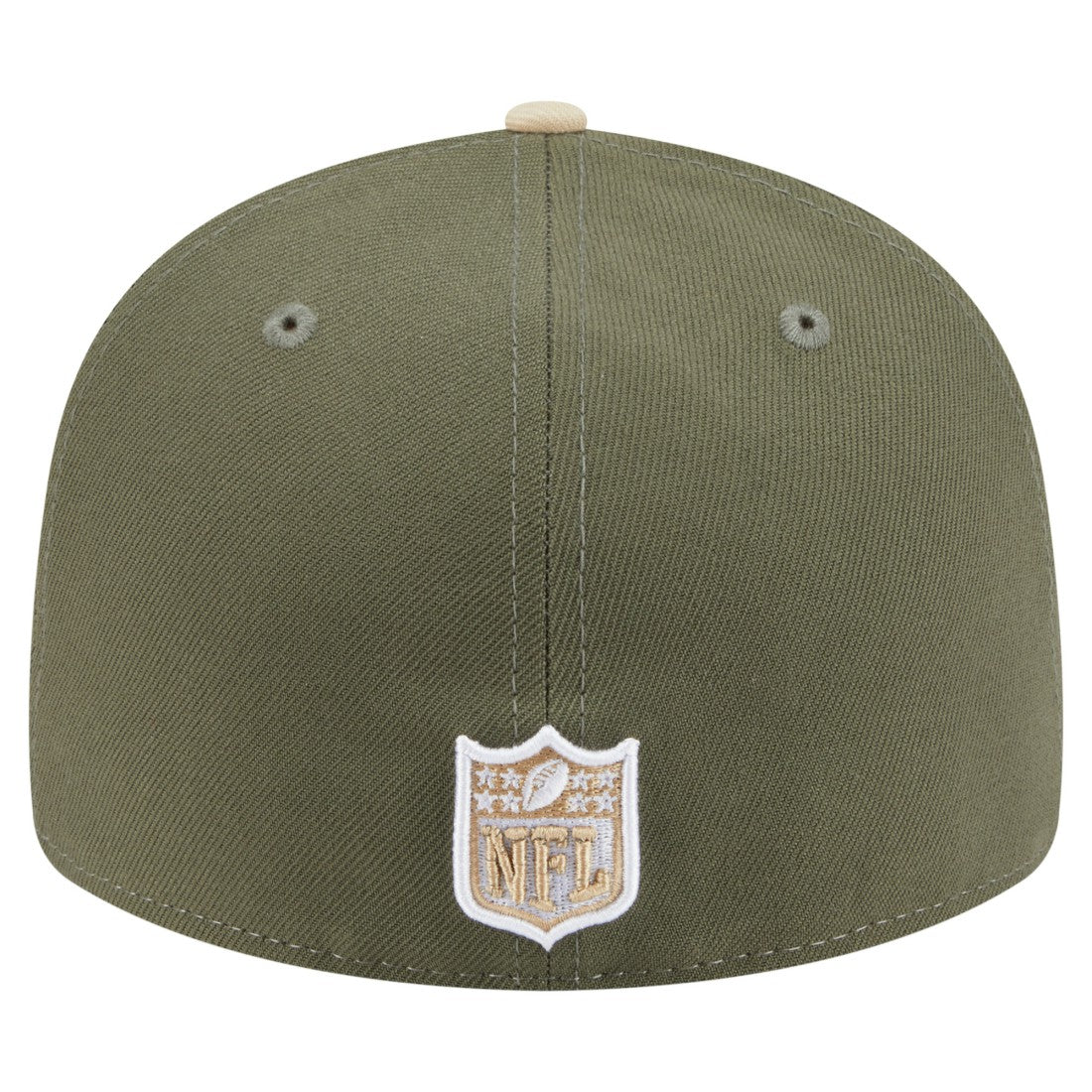 New York Jets New Era Two-Tone Color Pack Split Panel 59FIFTY Fitted Hat - Light Beige/Olive outlet
