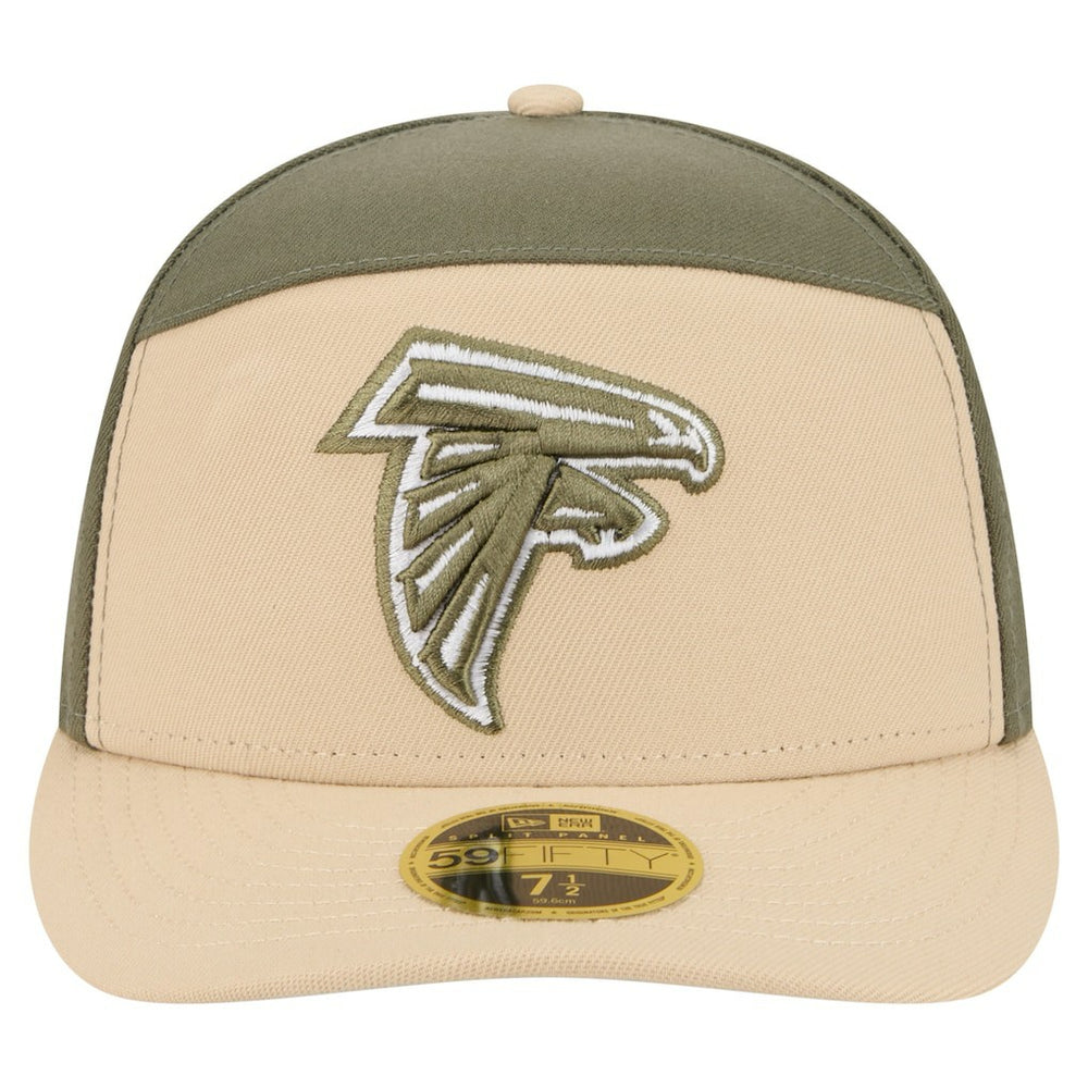 Atlanta Falcons New Era Color Pack Split Panel 59FIFTY Fitted Hat - Light Beige/Olive discount