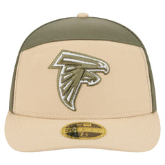 Atlanta Falcons New Era Color Pack Split Panel 59FIFTY Fitted Hat - Light Beige/Olive discount