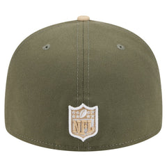 Atlanta Falcons New Era Color Pack Split Panel 59FIFTY Fitted Hat - Light Beige/Olive discount