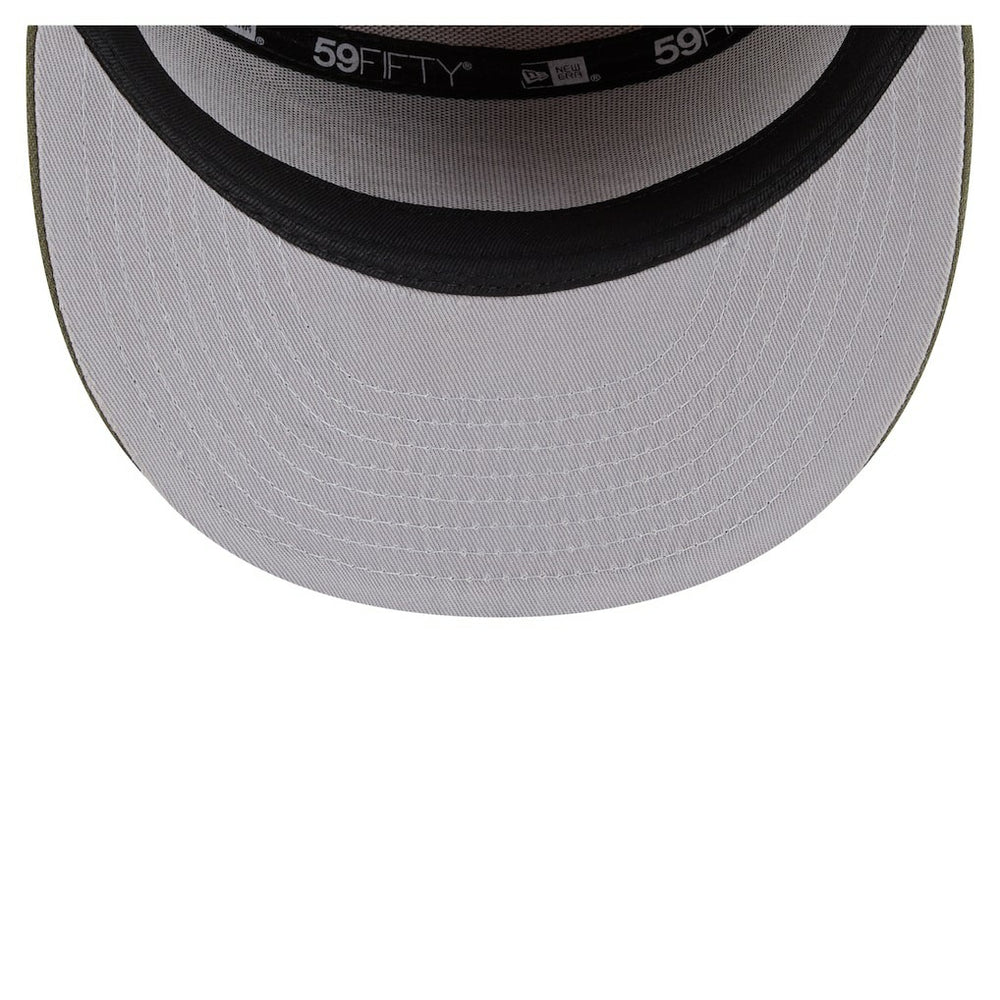 Philadelphia Eagles New Era Two-Tone Color Pack Split Panel 59FIFTY Fitted Hat - Olive/Brown sale