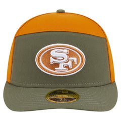 San Francisco 49ers New Era Two-Tone Color Pack Split Panel 59FIFTY Fitted Hat - Olive/Brown outlet