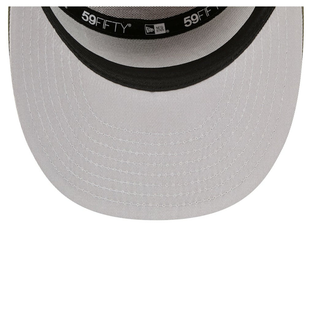 Kansas City Chiefs New Era Two-Tone Color Pack Split Panel 59FIFTY Fitted Hat - Olive/Brown on sale