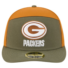 Green Bay Packers New Era Two-Tone Color Pack Split Panel 59FIFTY Fitted Hat - Olive/Brown outlet