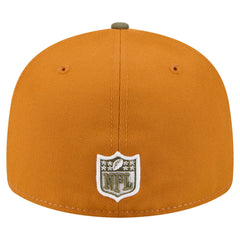 Green Bay Packers New Era Two-Tone Color Pack Split Panel 59FIFTY Fitted Hat - Olive/Brown outlet