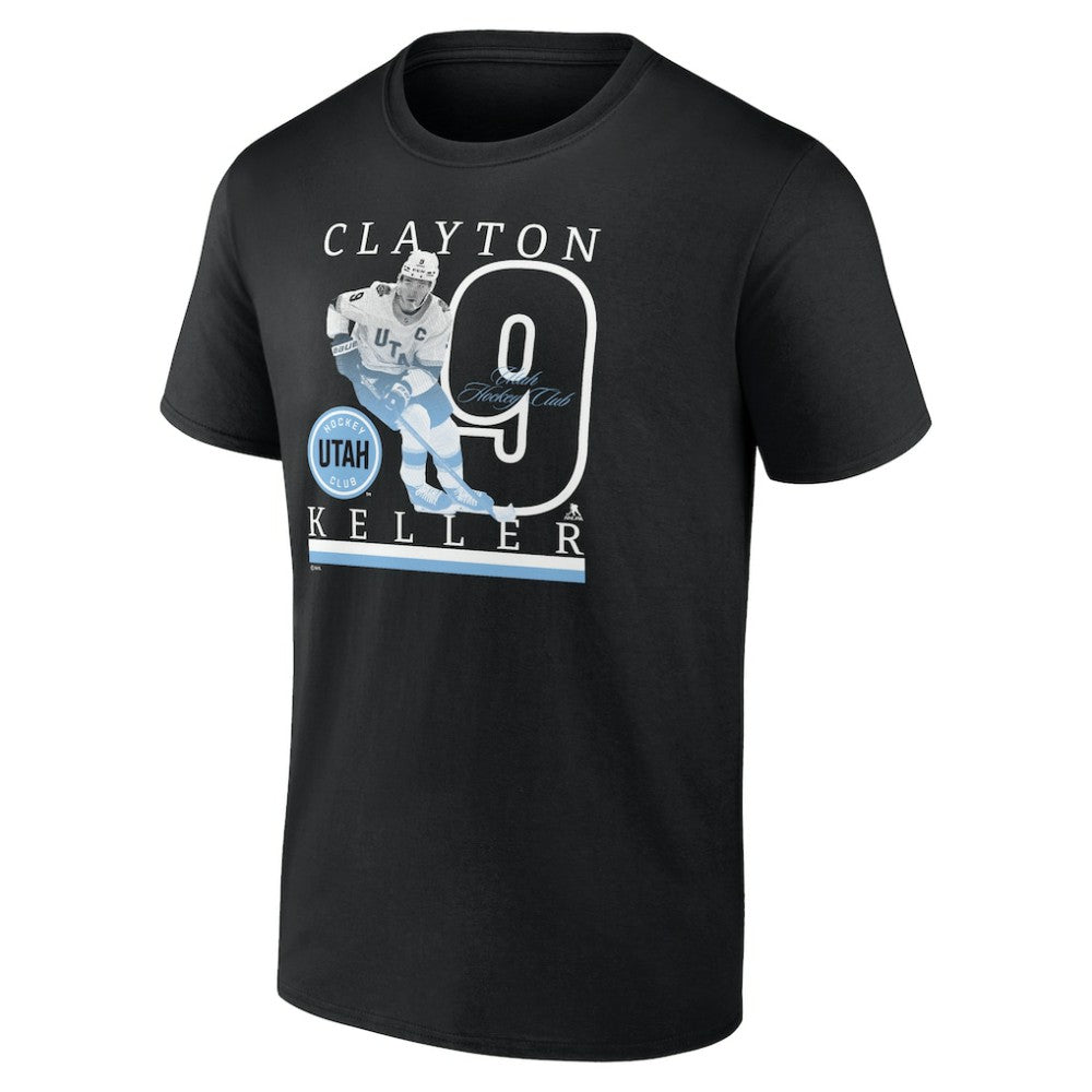Clayton Keller Utah Mammoth Fanatics Player Graphic T-Shirt Black