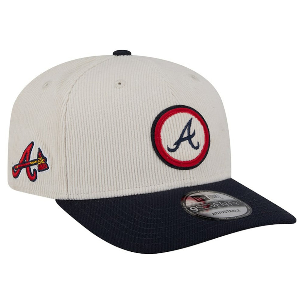 Atlanta Braves Loyal 9SEVENTY Adjustable Hat - Cream | New Era