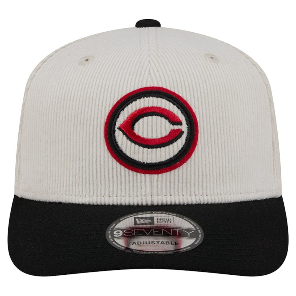 Cincinnati Reds Loyal 9SEVENTY Adjustable Hat - Cream | New Era