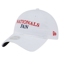 Washington Nationals Women's Team Fan 9TWENTY Adjustable Hat - White | New Era