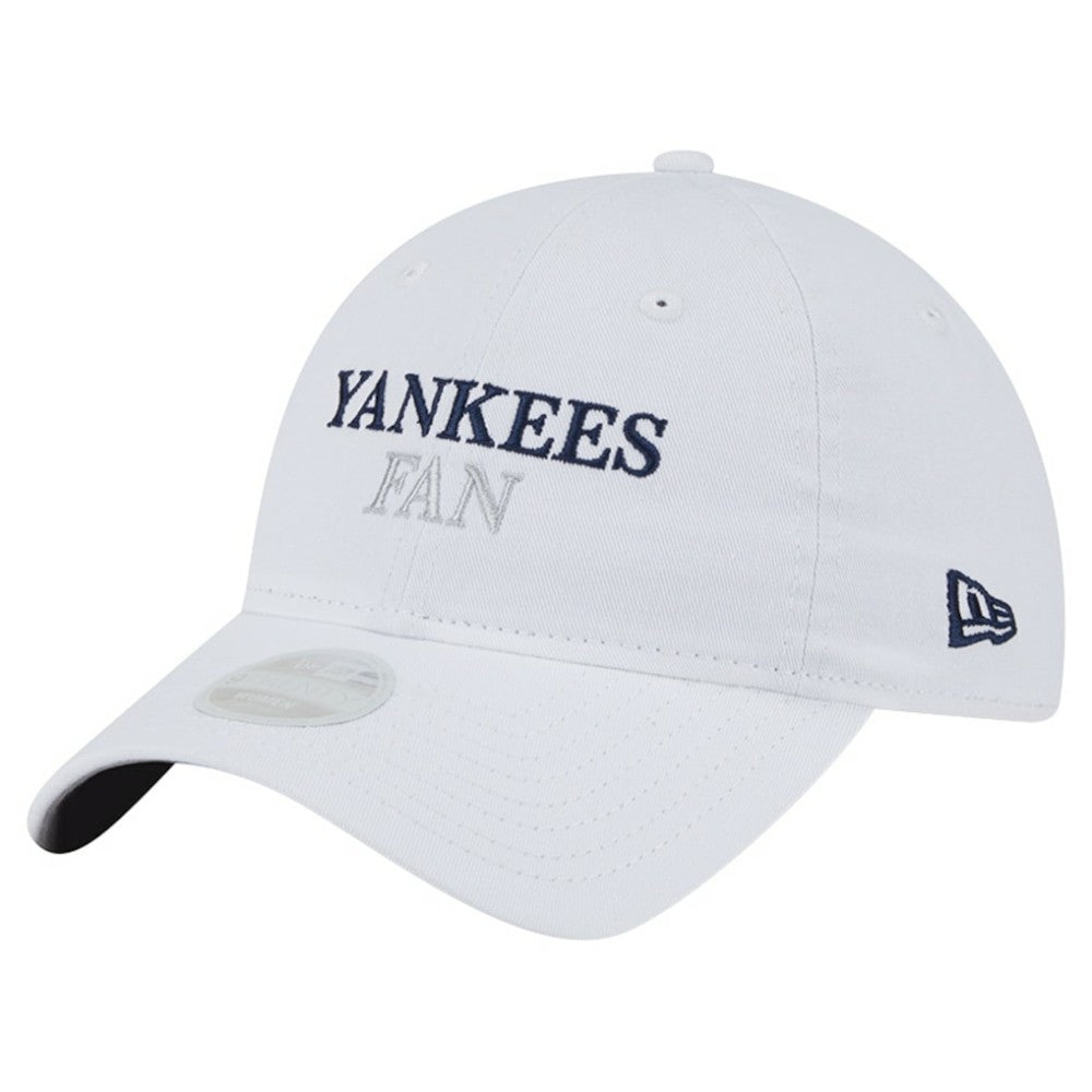 New York Yankees Women's Team Fan 9TWENTY Adjustable Hat - White | New Era