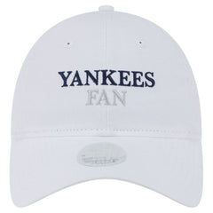 New York Yankees Women's Team Fan 9TWENTY Adjustable Hat - White | New Era