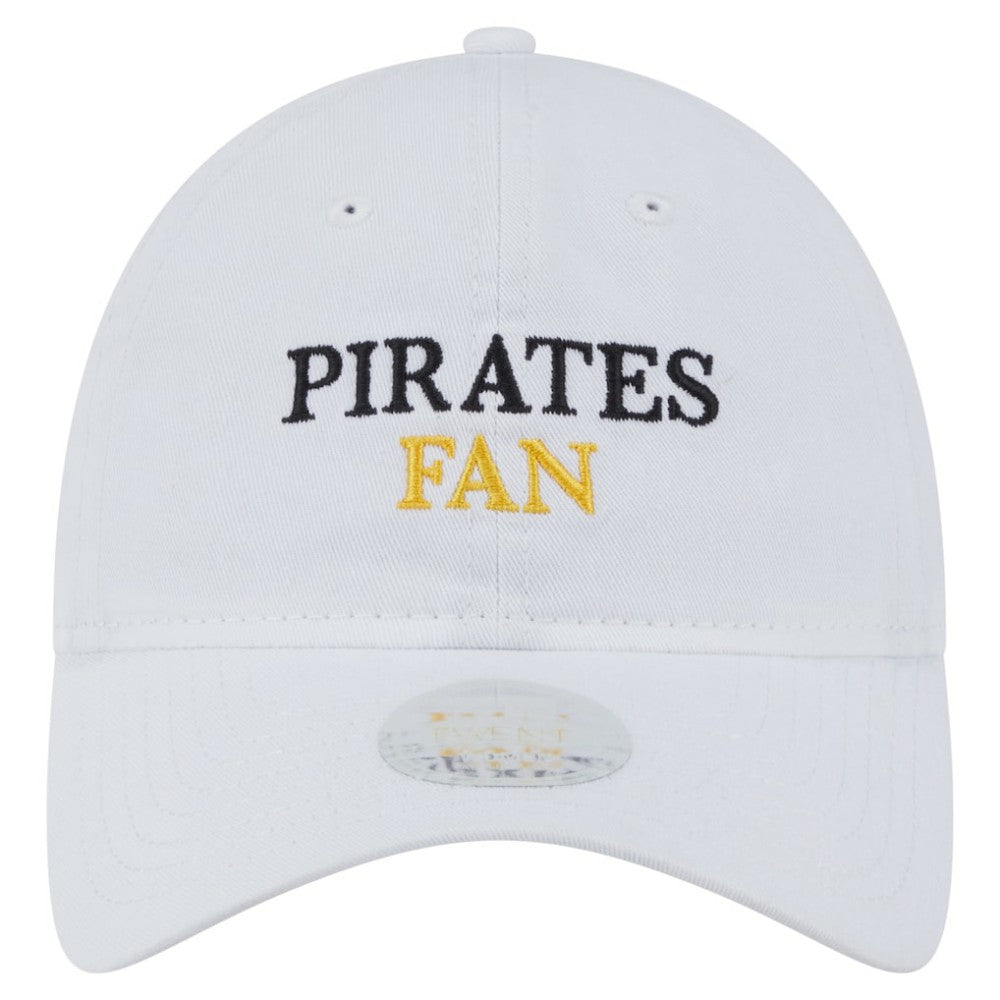 Pittsburgh Pirates Women's Team Fan 9TWENTY Adjustable Hat - White | New Era