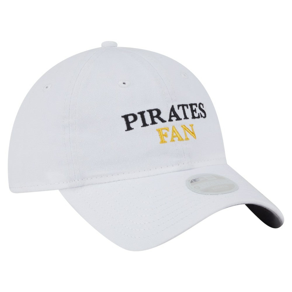 Pittsburgh Pirates Women's Team Fan 9TWENTY Adjustable Hat - White | New Era